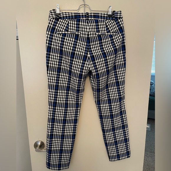 Banana Republic skinny plaid dress pants size 4 - Picture 2 of 2